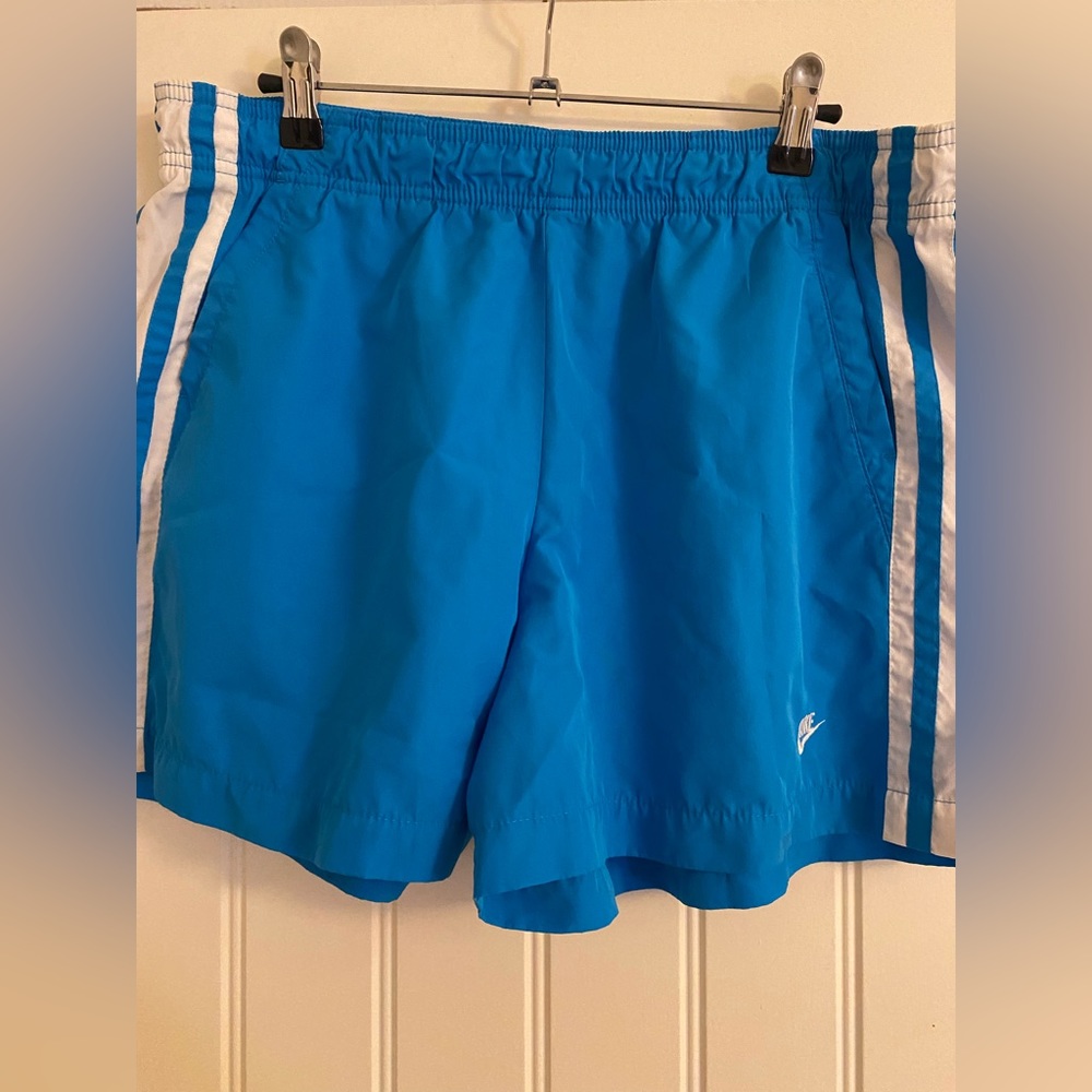 blue nike shorts